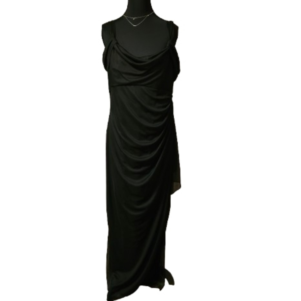 NWT Alex Evenings Black Size 12  Gown